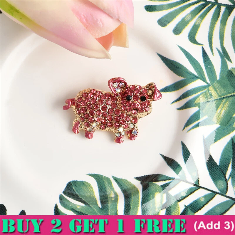 Pig brooch cheap