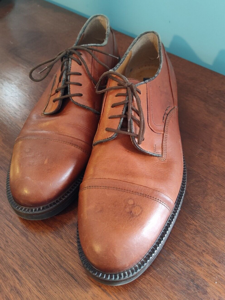 Giorgio Brutini -Italy -Cap Toe Lace-Up Oxfords Brown  display picture 2
