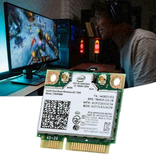 For Intel 7260HMW Dual band wireless-AC 867Mbps 802.11ac 4.0 PCI-E USNEW L3Z1 - Bild 12 von 12