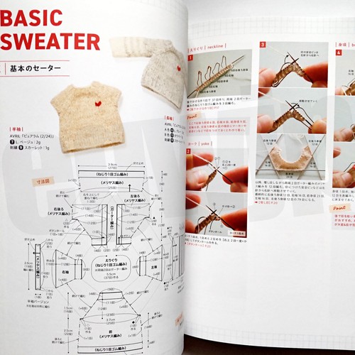 DOLL KNIT BOOK 1/12 Doll size Miniature Knit Textbook Japanese Book Ochibits - Imagen 9 de 20
