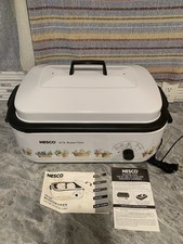 NESCO 18 Qt Roaster Oven; Roast, Bake -USA MADE- Herbs, Great Condition, Rare