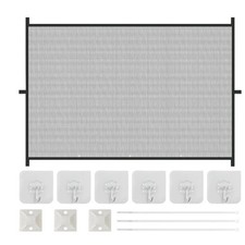 Baby Gate Stairs, Portable Mesh Pet Stair Gate with Installation Tools