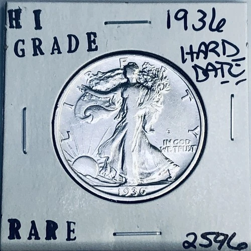 1936 Liberty Walking Half Dollar — photo from the most recent tracked eBay sale
