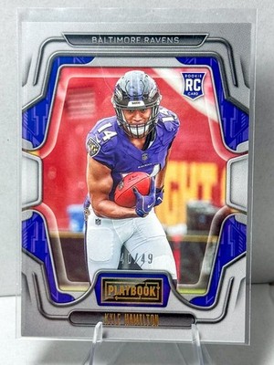 2022 Panini Playbook Rookies Kyle Hamilton RC Baltimore Ravens 40/49