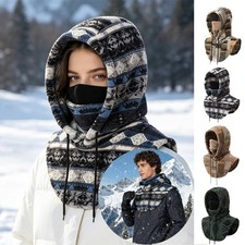 Winter Windproof Fleece Neck Warm Balaclava Ski Full Face Mask for Cold Weather
