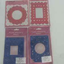 Embossing Plates Frame Designs Set Of 4