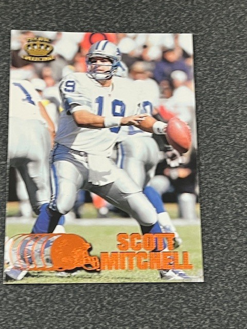 RARE 1997 Pacific Crown Collection - Scott Mitchell #132 Copper Parallel Lions