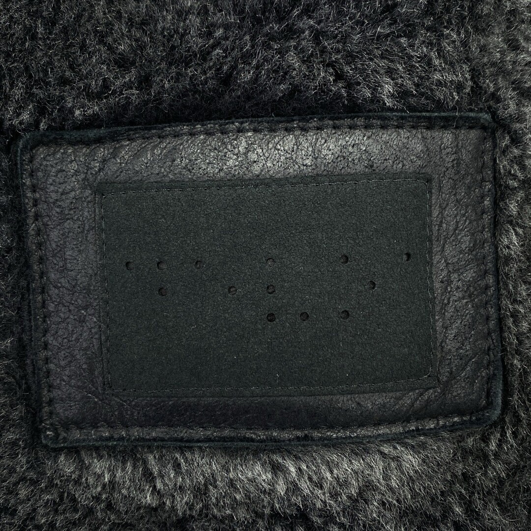 DEVOA Devore Mouton Leather Jacket Black 2 Used M… - image 3