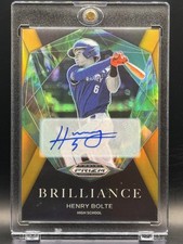 Henry Bolte RC Auto Gold Prizm /10  - 2022 Panini Prizm Draft Picks