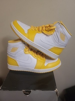 Nike Air Jordan 1 Retro High White White Varsity Maize/Yellow  332550-102