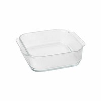 Stelton Auflaufform Pilastro, Borosilikatglas, Clear, 19.7 X 17.3 Cm, X-517