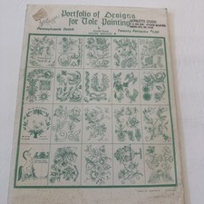Vintage 1961 Portfolio of Designs for Tole Painting Pennsylvania Dutch Patterns