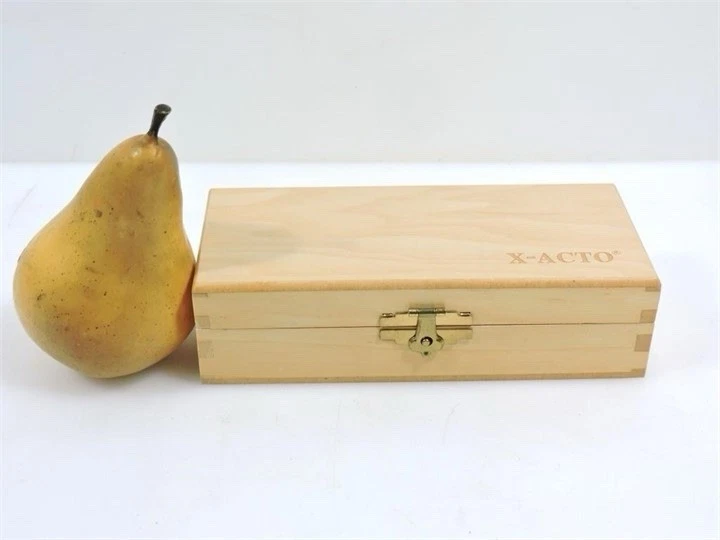 Vintage X-Acto Knife Set in Wooden Box – Blades, Handles & Guide Booklet - Image 2 of 4