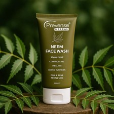 Prevense Herbal Neem Face Wash – Anti Acne Oil Control Cleanser | Purifying Neem