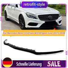 3PCS F&uuml;r Mercedes Benz W218 CLS Sto&szlig;stange Zierleiste Vorne Links Rechts Schwarz