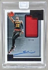 Cam Reddish 2019 Panini One and One Blue RC Rookie Jersey Patch Auto 30/49