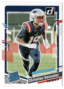 2023 Panini - Donruss Football - Rated Rookie - Christian Gonzalez #369