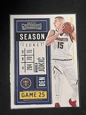 2020-21 Panini Contenders Season Ticket #96 Nikola Jokic Denver Nuggets