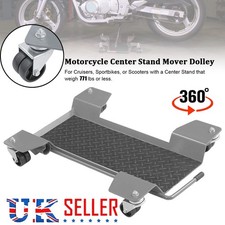 Motorcycle Dolly Centre Stand Motorbike Garage Mover Parking Trolley Max 350KG