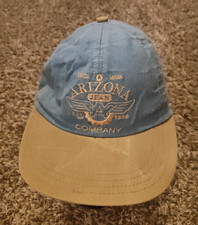 Vintage Arizona Jean Company Hat Youth Boys Blue Strap Back One Size Cap