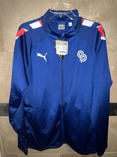 Puma CP Track Jacket DryCell Soccer Zip 10 Graphic Athletic Mens XL 658408 02