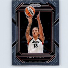 2023 Panini Prizm WNBA Cayla George #58 Las Vegas Aces