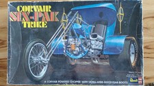Vintage 1970 Corvair Six-pac Trike Model 1/8 scale, Complete