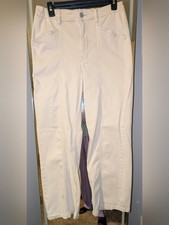 Cream Straight-Leg Pants