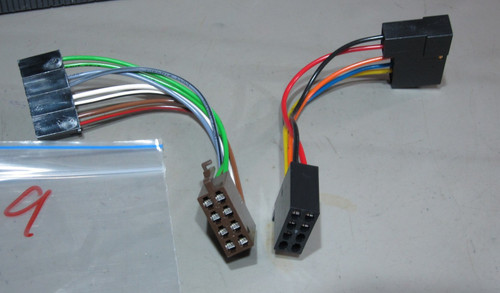 Auto Radio Adapter Kabel  ISO DIN auf Oldtimer 4 Lautspr. und Stromanschl. BP 29