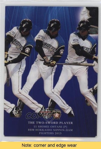 2013 BBM Hokkaido Nippon Ham Fighters Two-Sword Player Shohei Ohtani READ dd2