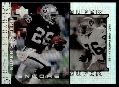 1998 Upper Deck Encore Super Powers Napoleon Kaufman Oakland Raiders #S2 R47