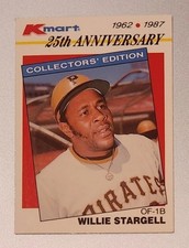 1987 K-Mart Stars of The Decade Willie Stargell Pirates Baseball Card 