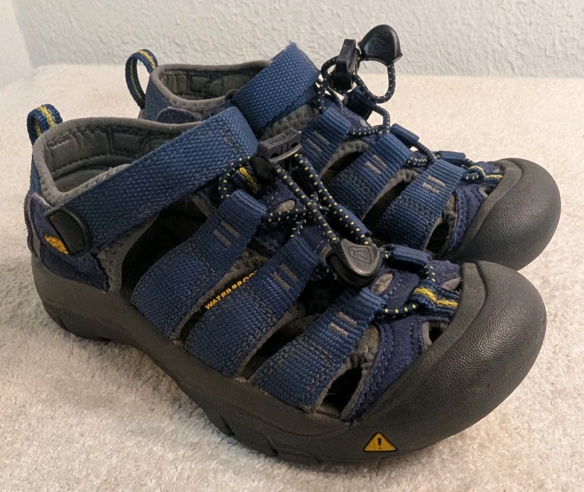 Scarpe sandali Keen Newport H2 blu per bambini taglia 1 giovani trail escursionismo sport acquatici