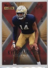 2022 Wild Card MATTE X-Plode Gold - Red X 6/10 Kyle Hamilton Rookie RC k1j. rookie card picture