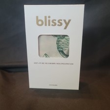 Blissy Pillowcase 100 Mulberry Silk Standard - Wicked Amazafying Green