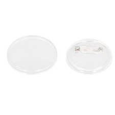 Make Your Own Badges Button 100sets Blank Badge Making Kit 25mm Clear ButtonPin.