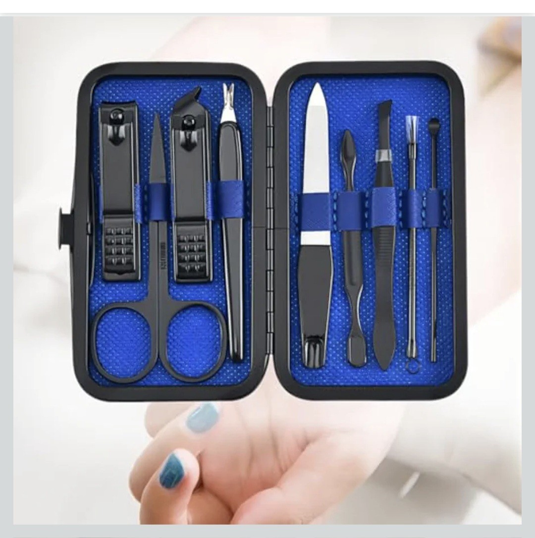 💥9 Piece Pro Manicure/Pedicure Makeup Nail Kit / Compact 