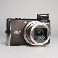 Canon PowerShot SX200 IS 12.1MP 12x Digital Compact Camera Brown SD Refurbished