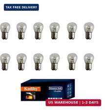 12 Pack 205711572357 Bulb Tailbraketurn Signal Lights Long Life White Clear