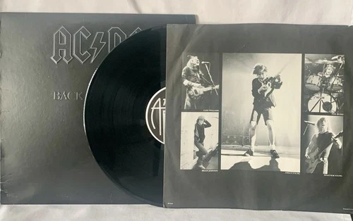 AC/DC BACK IN BLACK LP MASTER 1ST Pressing 1980