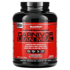 Carnivor Lean Meal, Chocolate Fudge, 4.29 lbs 1,948 g