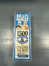 BRAIN QUEST 1500 Questions EDUCATIONAL GAME Cards 5TH GRADE - Workman 1990's