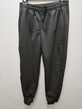 Black Sweatpants Joggers Drawstring Waist Unbranded Unisex Large NWOT