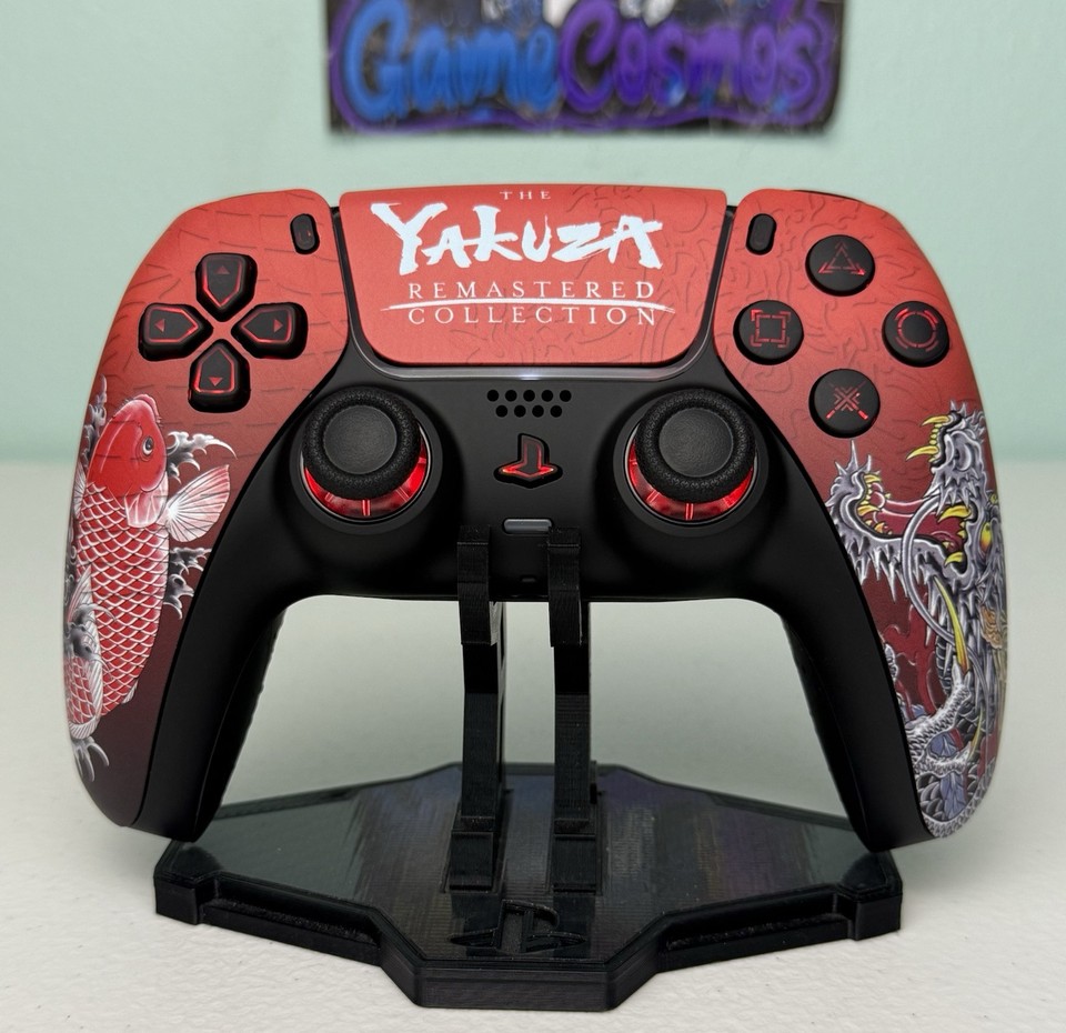 Japanese Yakuza Gang - RGB LED - Custom Wireless Controller for PS5 Or ...