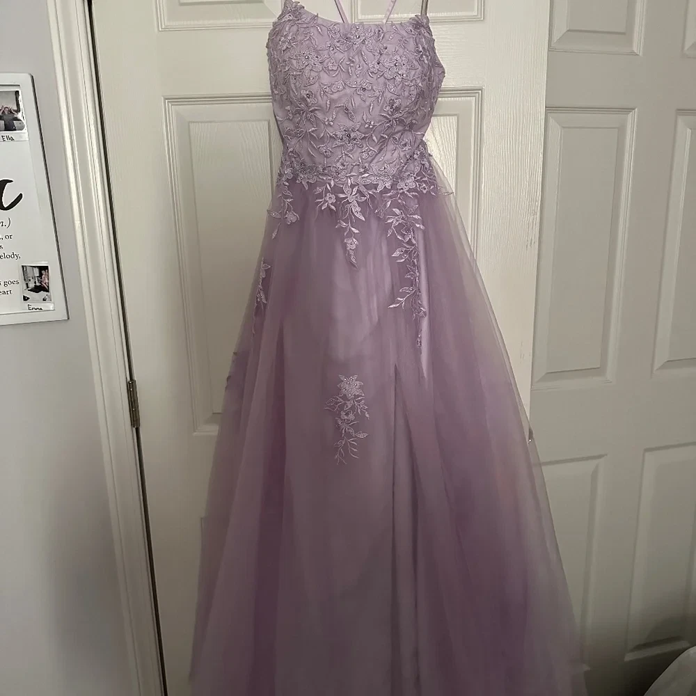 davids bridal prom dresses purple Light Purple Prom Dress David's Bridal