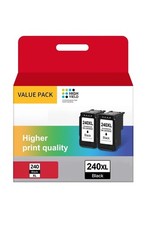 2PK PG-240 XL Black Printer Ink Cartridges For Canon 240XL PIXMA MG2120 MG2220