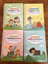4 Grooves Writing Practice Books - **No Pen**