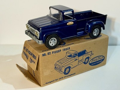 Tonka 1958 NO. 02 Pickup Truck Blue Original with Box Pressed Steel Vintage