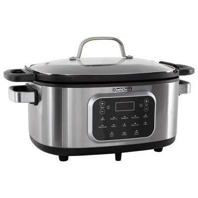Chef's Choice 6 QT All-in-One Multicooker - slow cooker/deep fryer/oven, & more!