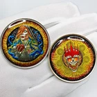 Lust (Fire Edition) Custom Double Sided Enamel 1 oz .999 Fine Silver Art Round